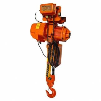 Talha Elétrica 5 Toneladas com Troller  Cabo de Corrente 6 metros 220/380v MTM