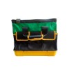 Bolsa em Lona para Ferramentas 35x22x43cm com Verde e Amarelo