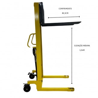 Empilhadeira e Paleteira Hidráulica - Capacidade 1 Tonelada H - MTM