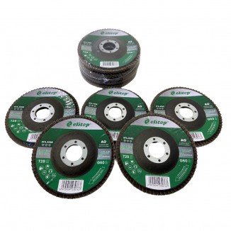 Kit 10 Discos de Lixa Flap...