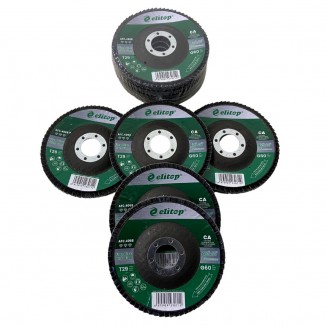 Kit 10 Discos de Lixa Flap...
