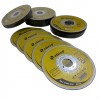 Kit 100 Discos de Corte Abrasivo Extra Fino para Inox 115 x 1.0 x 22.2mm