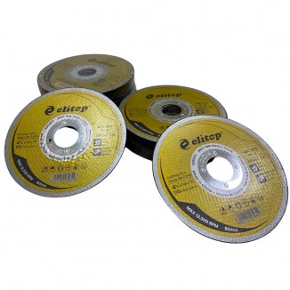 Kit 50 Discos de Corte Abrasivo Extra Fino para Inox 115 x 1.0 x 22.2mm