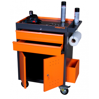 Carro para Ferramentas Fechado com Rodas 02 Gavetas e 02 Portas Presto - 91019