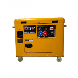 Gerador de Energia a Gasolina 10KVA Silencioso Cabinado 220V/127V Trifásico