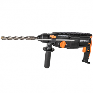 Martelete Perfurador de 26mm 800W 220/240V com Ponteiros, Brocas e Maleta Kynko