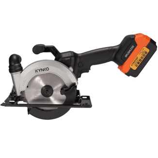 Serra Circular Madeira 145mm Sem Fio 21V Kynko + 2 Baterias