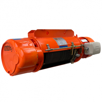 Talha Elétrica 1 Tonelada - Cabo de Aço 9 metros - 220/380v, sem troller MTM