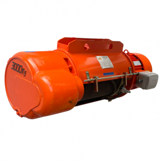 Talha Elétrica 3 Toneladas - Cabo de Aço 9 metros - 220/380v, sem troller